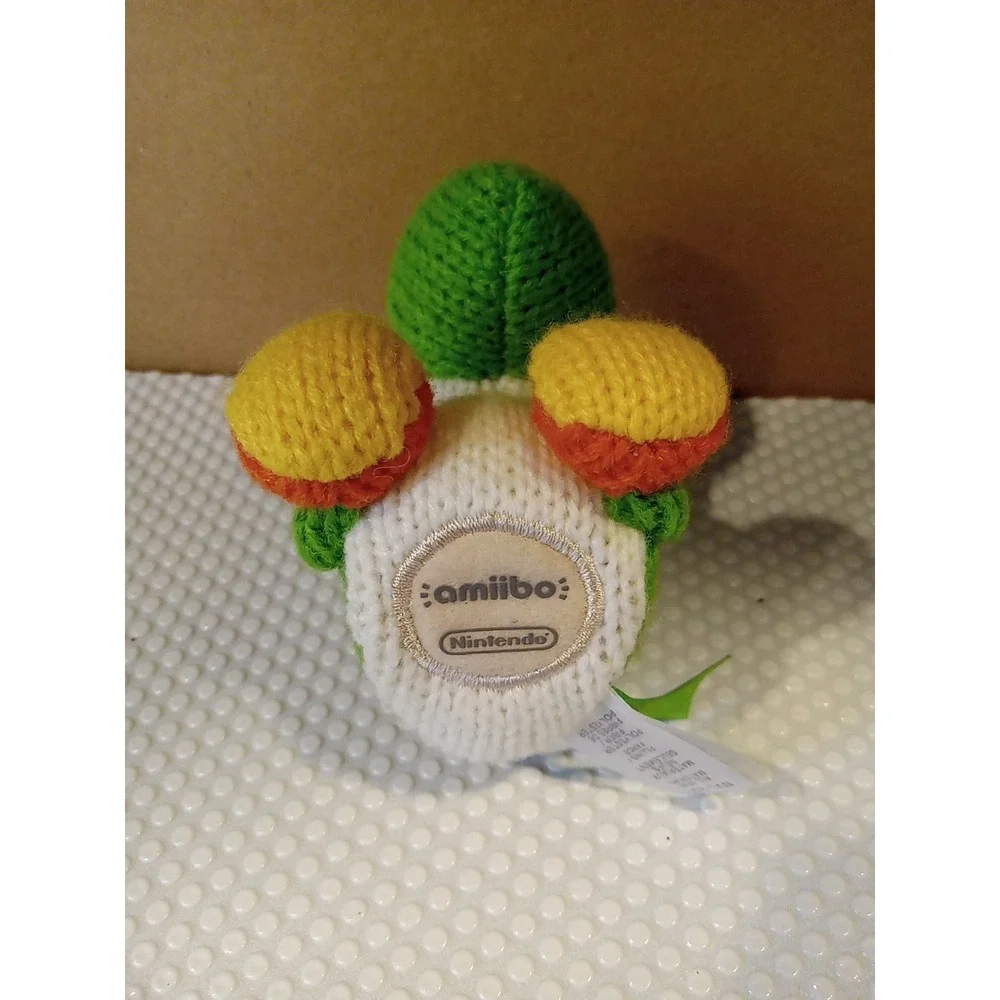 Nintendo Yarn Yoshi Amiibo Green Woolly World 3 Inch Yarn‎ Plush Toy